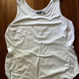 Athleta size large work out white tank